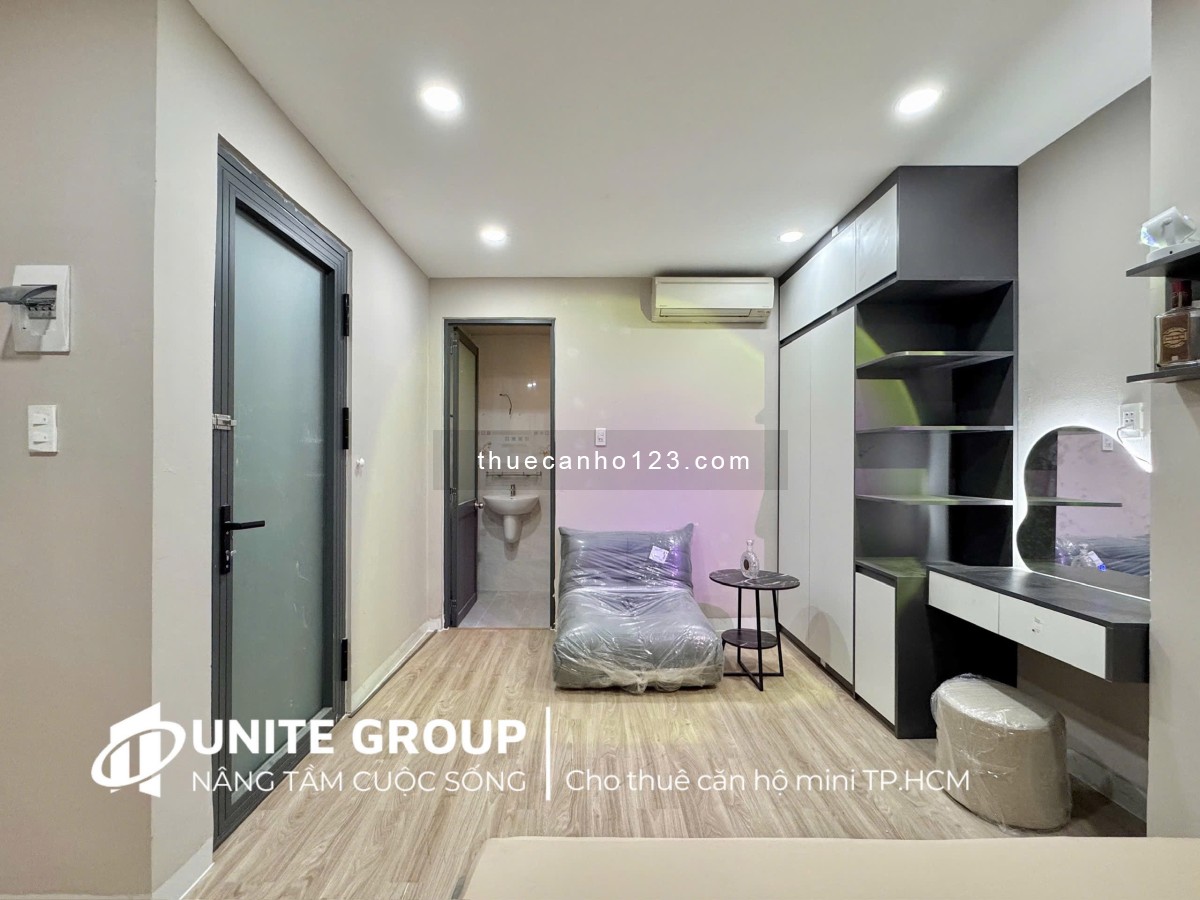 Căn Hộ 1PN Tách Bếp Sân Vườn Lớn 45m2 Cạnh Bờ Kè Hoàng Sa_Vòng Xoay Dân Chủ_Viettel Tower_Quận 3