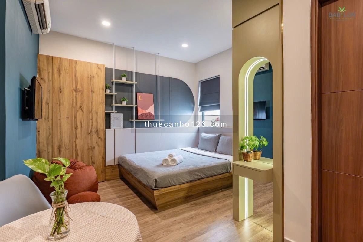 STUDIO – FULL NỘI THẤT – SANG TRỌNG & ẤM CÚNG – QUẬN 1