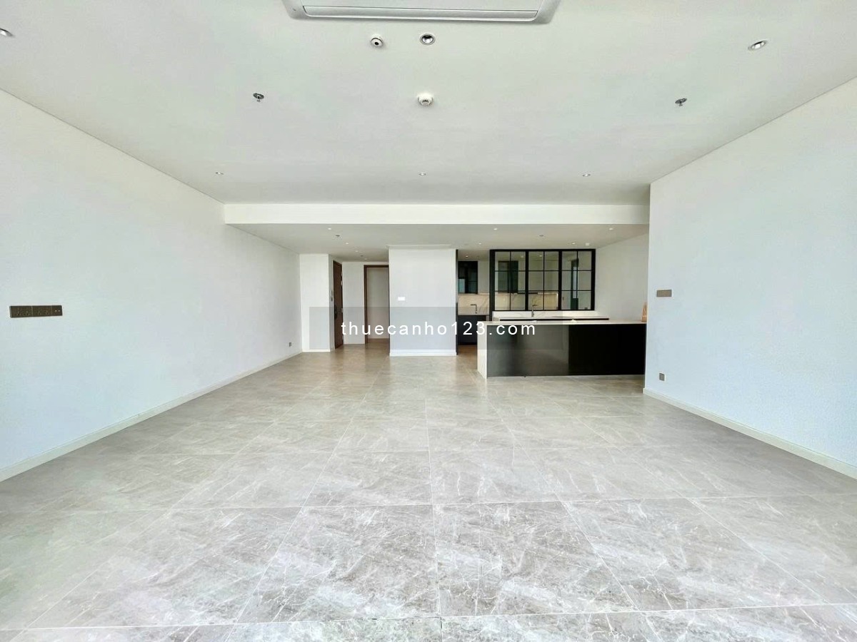 Căn 3 phòng ngủ Secret 152m2, full view sông, Nội Thất Cơ Bản, giá 115 triệu. Tại Crest Metropole