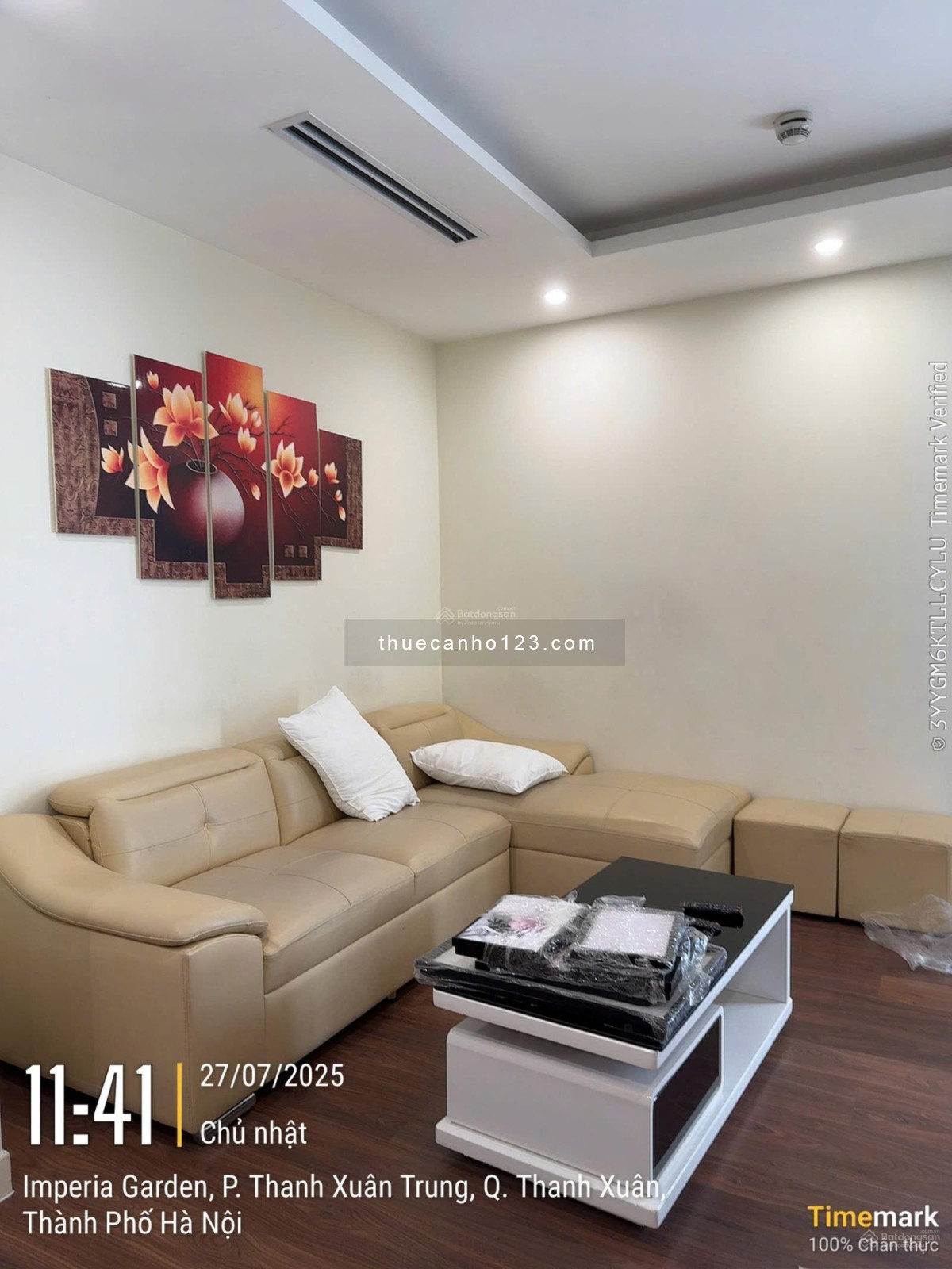 Chung cư Imperia Garden cho thuê căn hô 2 ngủ, full nội thất, vào ở ngay