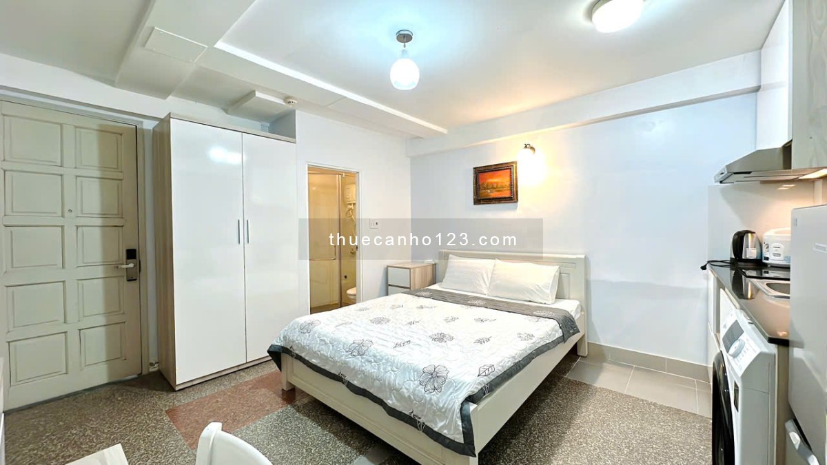 Studio trệt, sân vườn riêng – An Khánh – 1 phút ra Trần Não