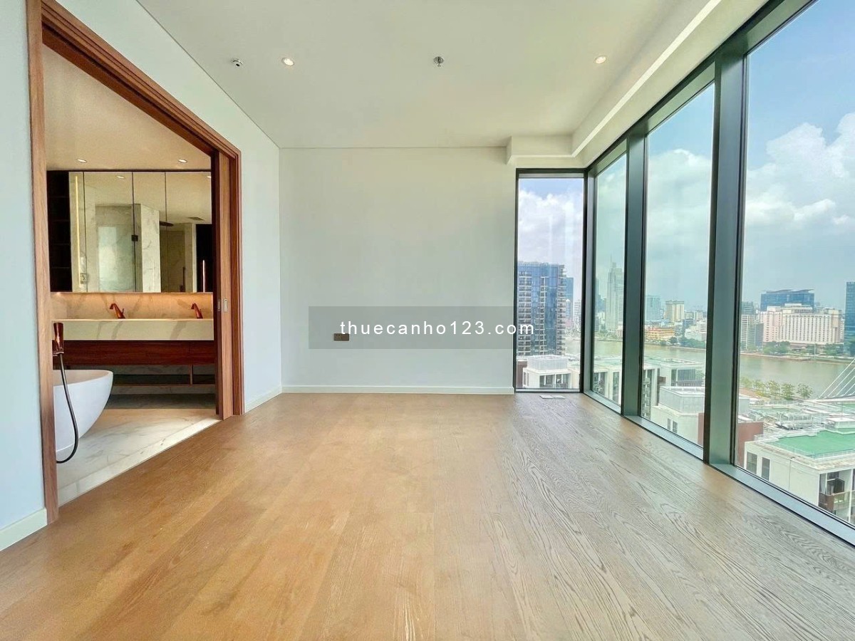 Căn 3 phòng ngủ Secret 152m2, full view sông, Nội Thất Cơ Bản, giá 115 triệu. Tại Crest Metropole