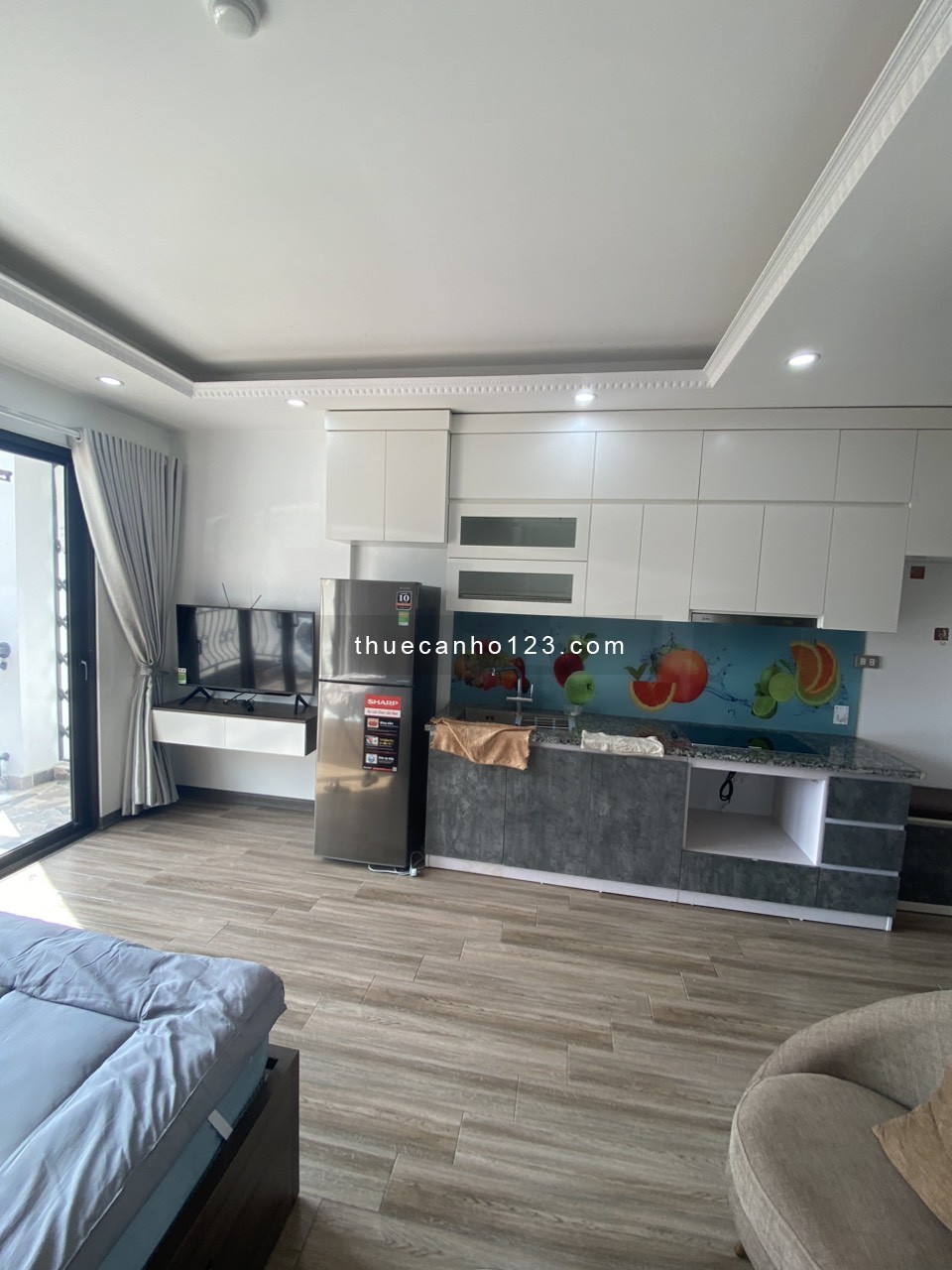 Cho thuê Căn hộ Apartment tại Ngõ 193 Phố Trích Sài, Tây Hồ. Ban công rộng View thoáng. Chỉ 7.5tr