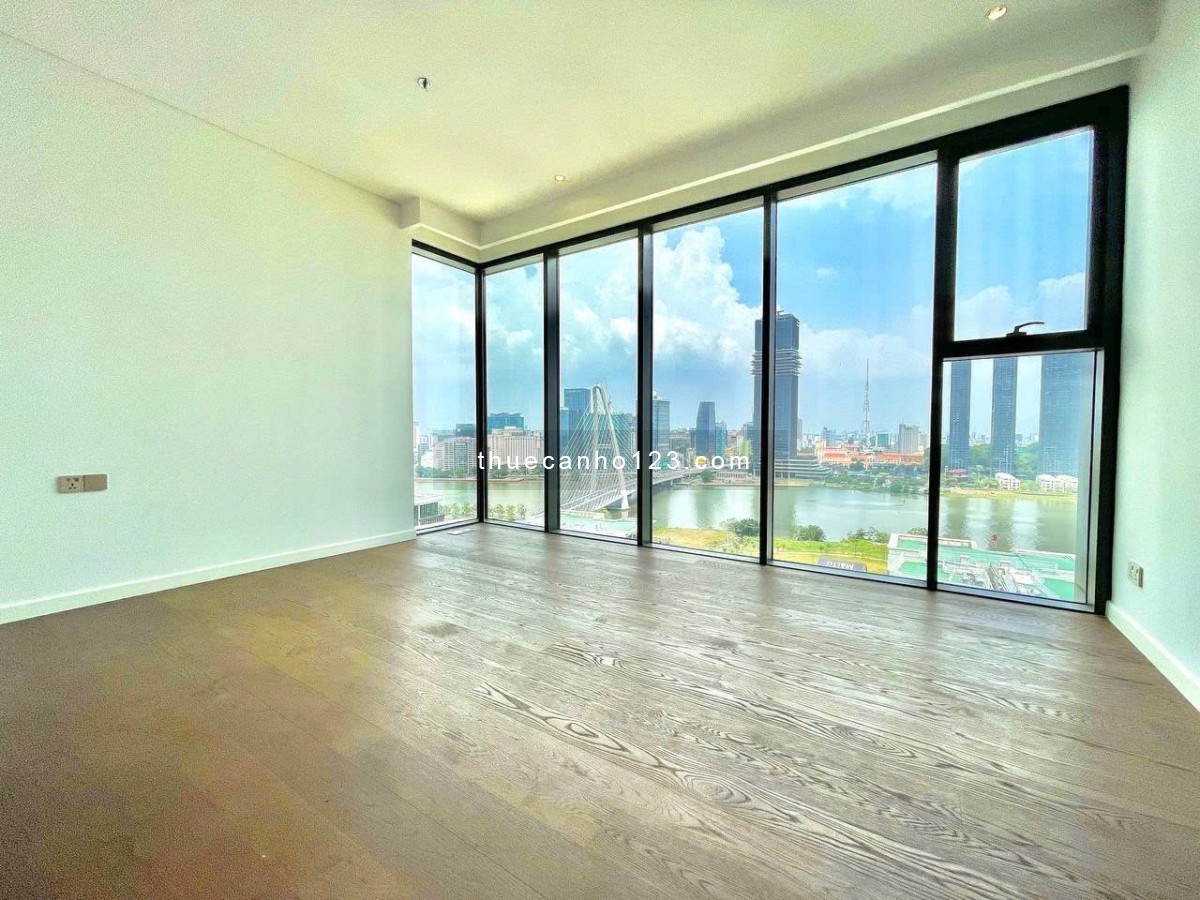 Căn 3 phòng ngủ Secret 152m2, full view sông, Nội Thất Cơ Bản, giá 115 triệu. Tại Crest Metropole