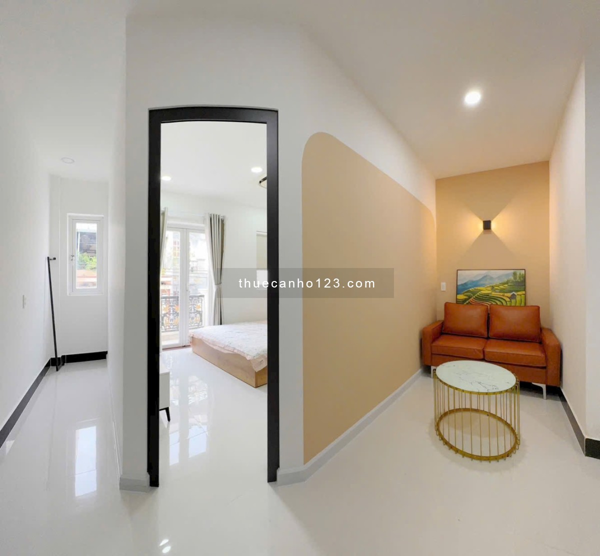 Căn hộ 1PN ban công 45m2 - tách bếp full nội thất ngay khu sầm uất Phan Xích Long giáp Quận 1 , 3