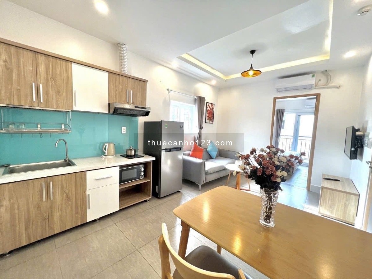 Căn hộ 1pn full nội thất máy giặt riêng gần cv Hoàng Văn Thụ, sân bay, ga T3, Lăng Cha Cả Tân Bình