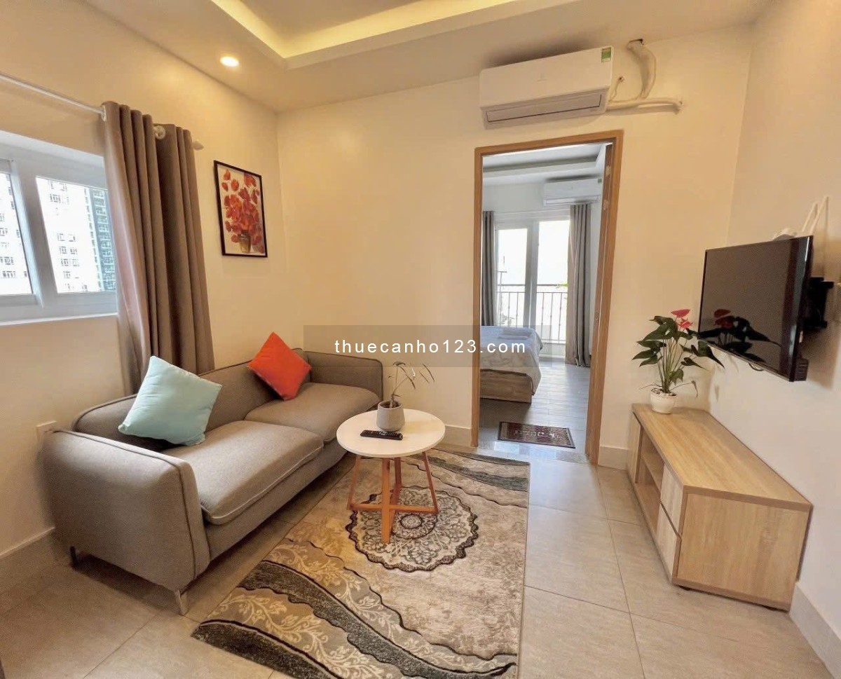 Căn hộ 1pn full nội thất máy giặt riêng gần cv Hoàng Văn Thụ, sân bay, ga T3, Lăng Cha Cả Tân Bình