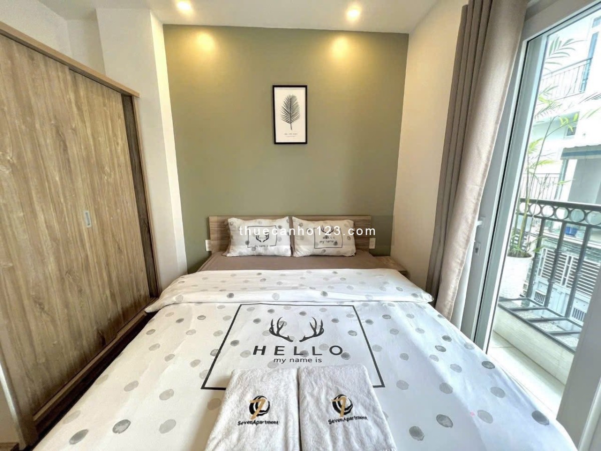 Căn hộ 1pn full nội thất máy giặt riêng gần cv Hoàng Văn Thụ, sân bay, ga T3, Lăng Cha Cả Tân Bình