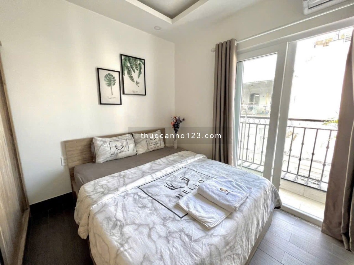 Căn hộ 1pn full nội thất máy giặt riêng gần cv Hoàng Văn Thụ, sân bay, ga T3, Lăng Cha Cả Tân Bình