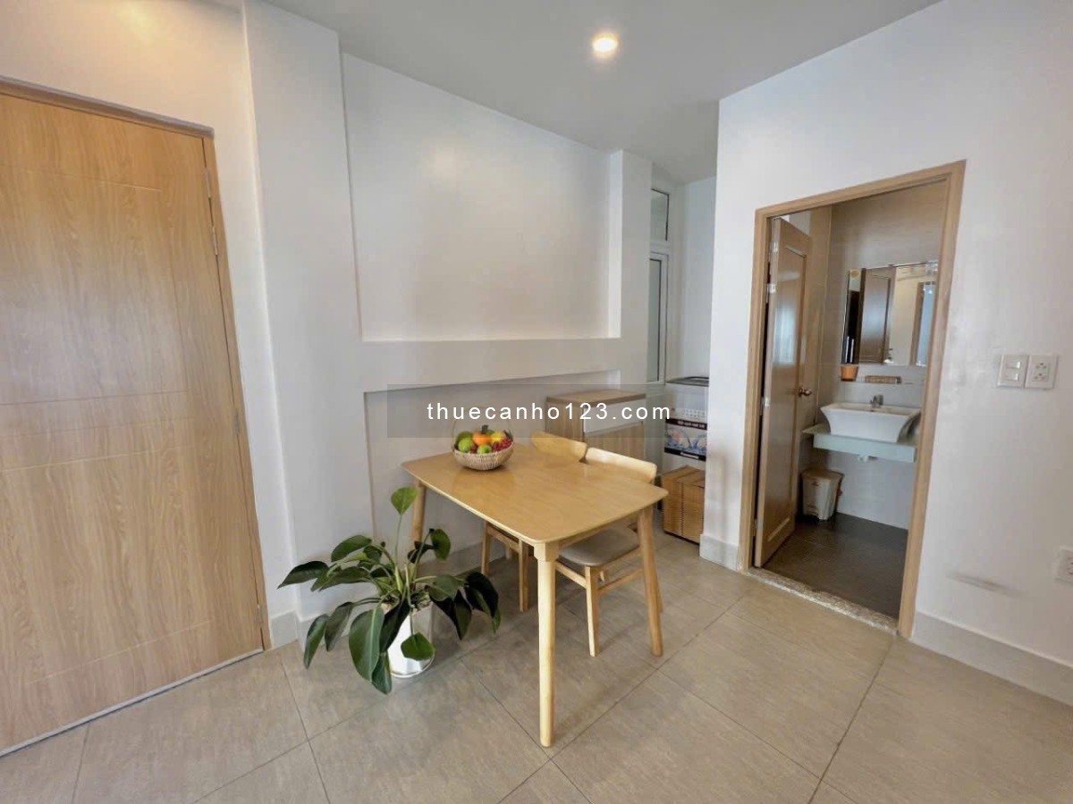 Căn hộ 1pn full nội thất máy giặt riêng gần cv Hoàng Văn Thụ, sân bay, ga T3, Lăng Cha Cả Tân Bình