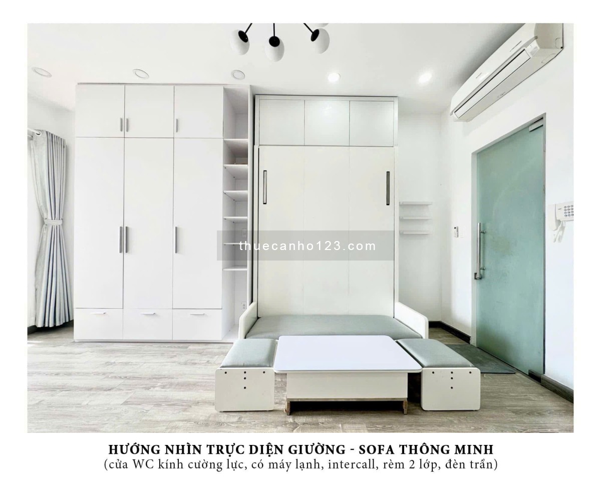 Thuê Chung cư 33m2 Đầy đủ nội thất View hồ bơi - ở liền ngay chung cư Wilton Tower Nguyễn Văn Thuong