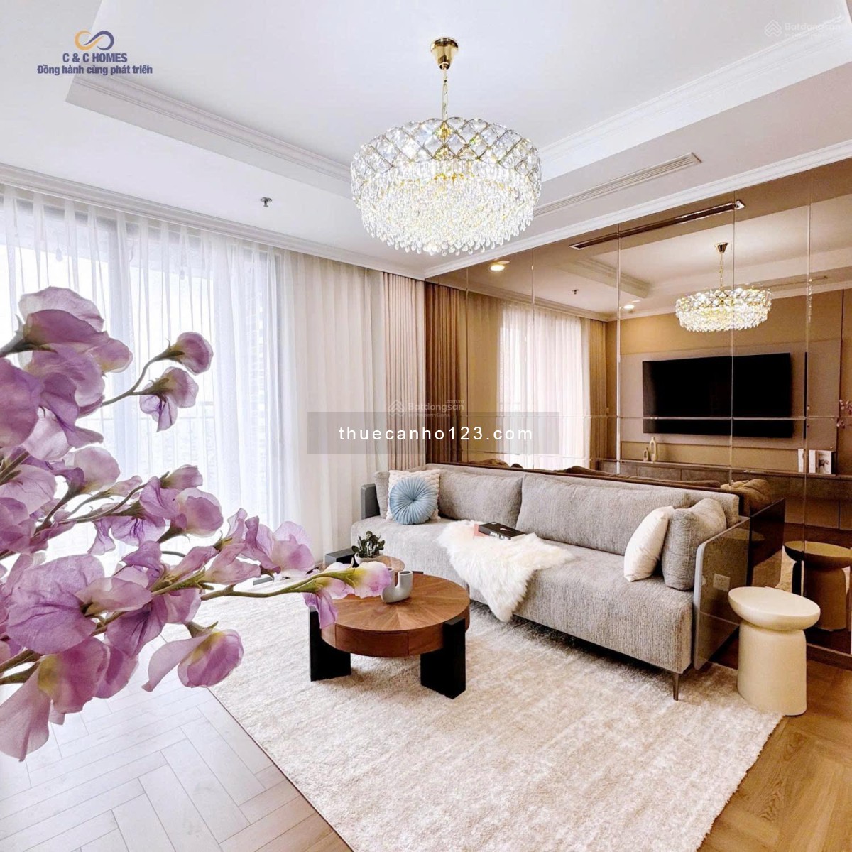 Cho thuê căn hộ 2 phòng ngủ – Times City vào luôn giá 13 triệu / tháng