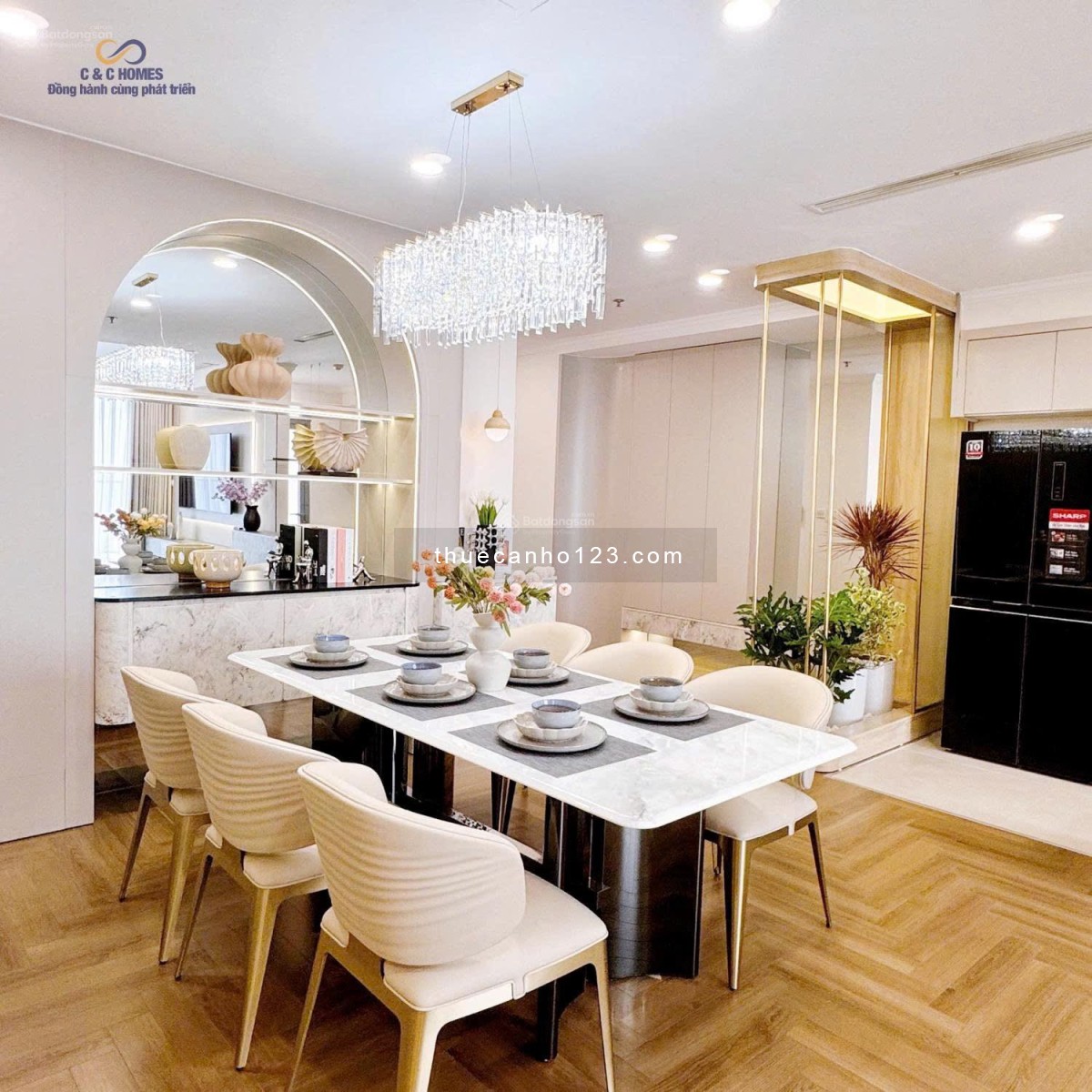 Cho thuê căn hộ 2 phòng ngủ – Times City vào luôn giá 13 triệu / tháng