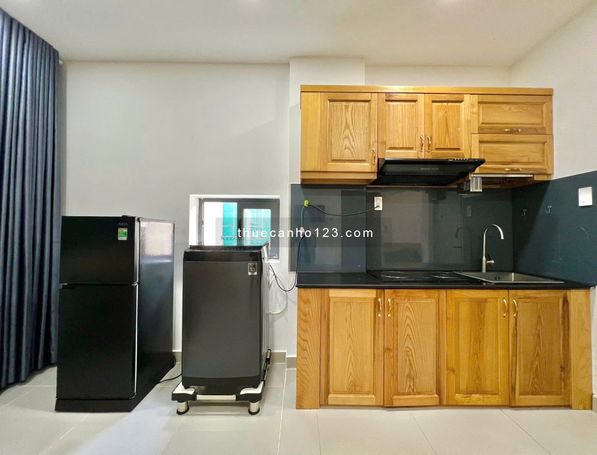 Carillon 3, Studio, Hoàng Hoa Thám, TB: 1p ngủ, 37m2, giá 5tr4.