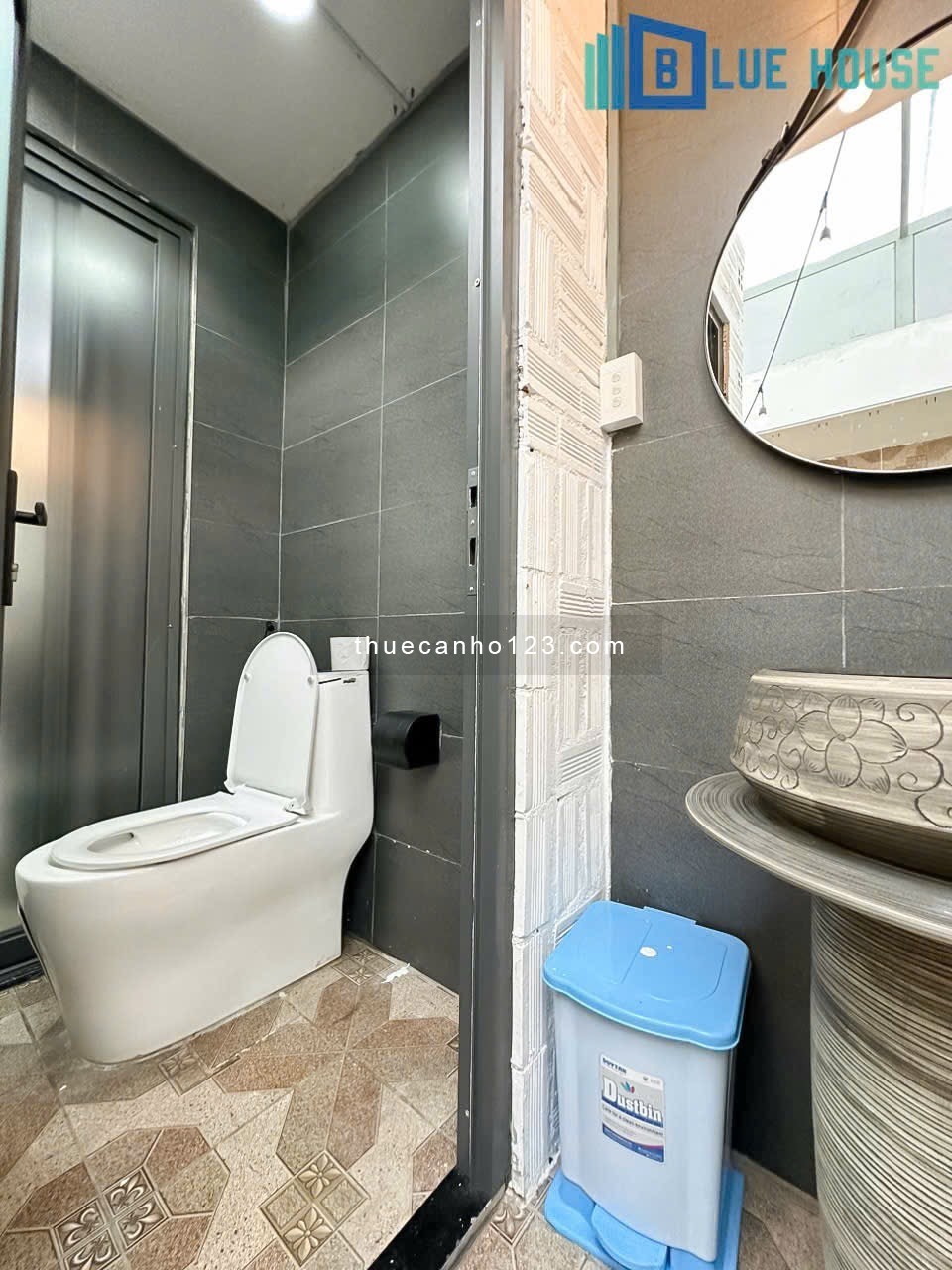 Cho thuê căn hộ 1PN sân vườn thoáng mát 60m2 ngay gần sân bay