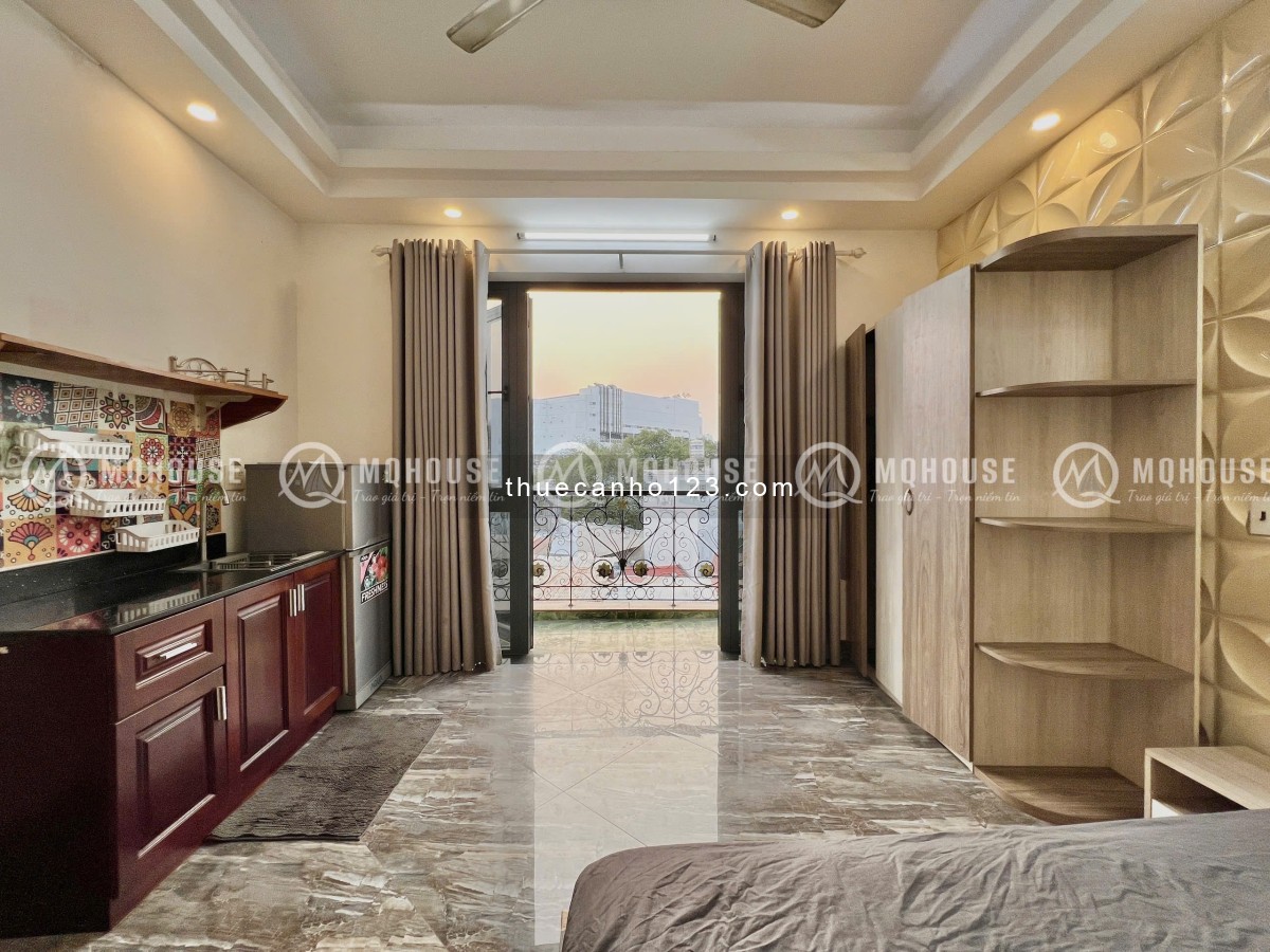 Cho thuê căn hộ 1PN ban công – Ngay sân bay Tân Sơn Nhất