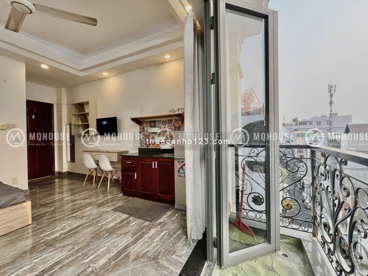 Cho thuê căn hộ 1PN ban công – Ngay sân bay Tân Sơn Nhất