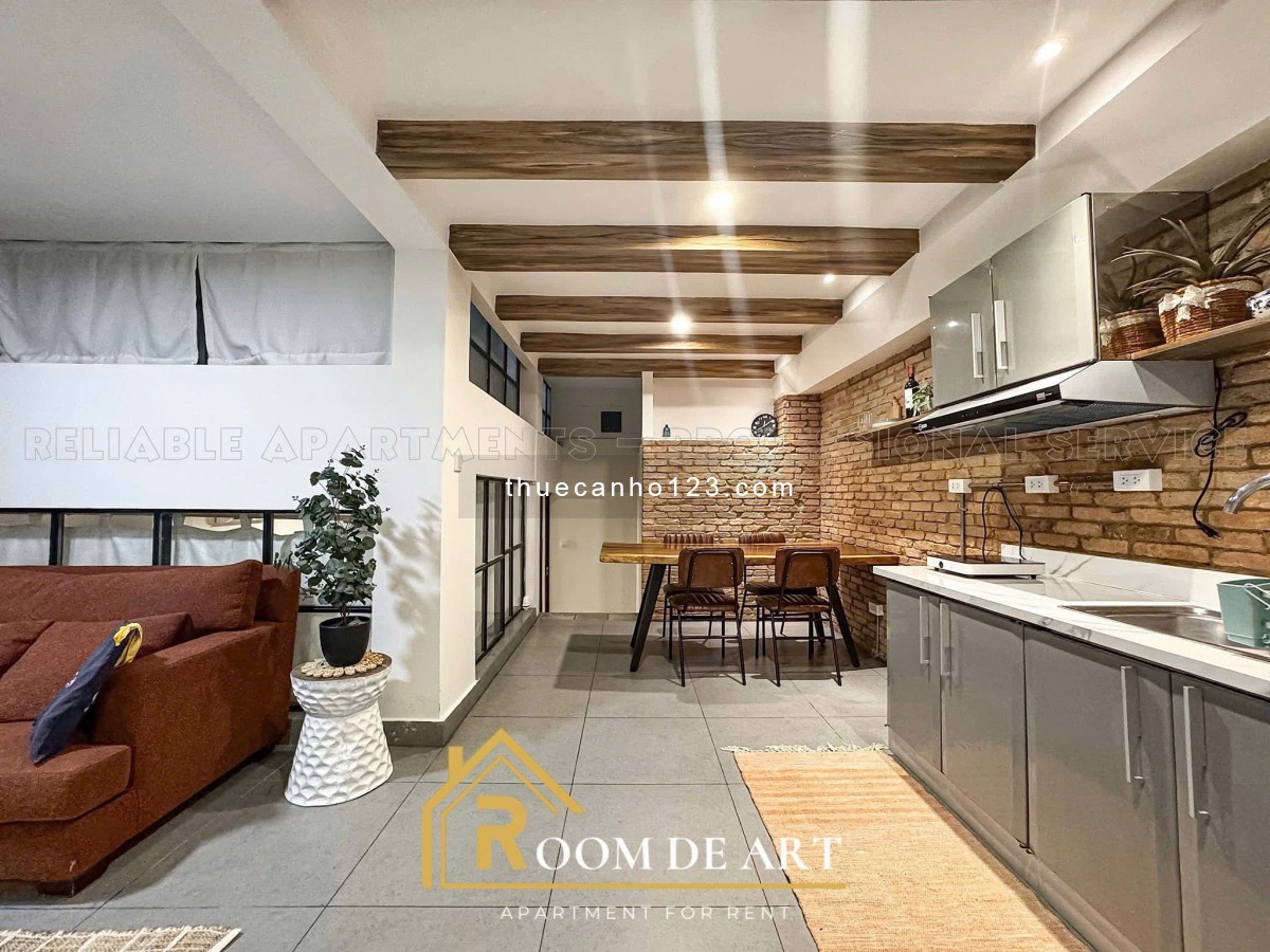 Căn hộ 1 phòng ngủ – Thiết kế gỗ – Full nội thất cao cấp | Phú Nhuận