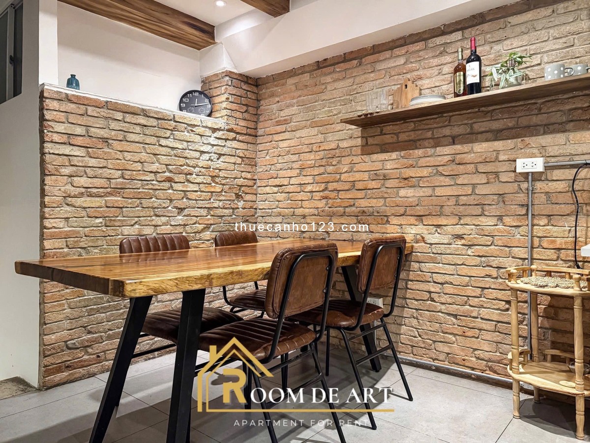 Căn hộ 1 phòng ngủ – Thiết kế gỗ – Full nội thất cao cấp | Phú Nhuận