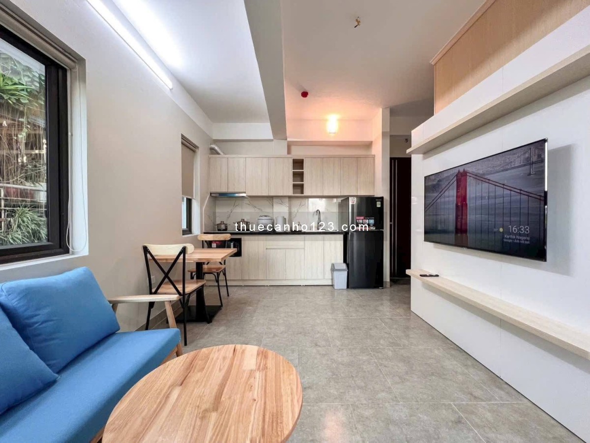 HOT DEAL 1PN MỚI XÂY - View thoáng, ban công máy giặt riêng ngay khu Đảo Kim Cương