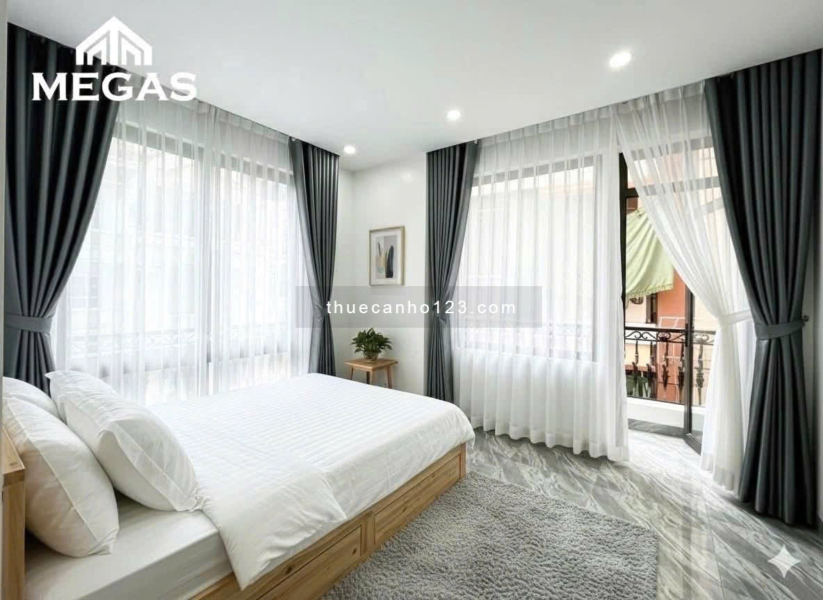 Cho thuê căn hộ 1 phòng ngủ Quận Tân Bình | Ban công rộng | Full nội thất | Gần Ga T3 Tân Sơn Nhất