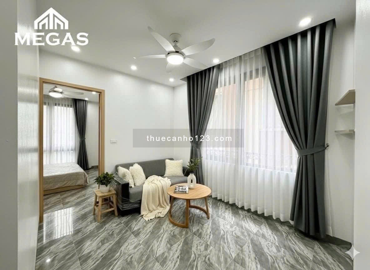 Cho thuê căn hộ 1 phòng ngủ Quận Tân Bình | Ban công rộng | Full nội thất | Gần Ga T3 Tân Sơn Nhất