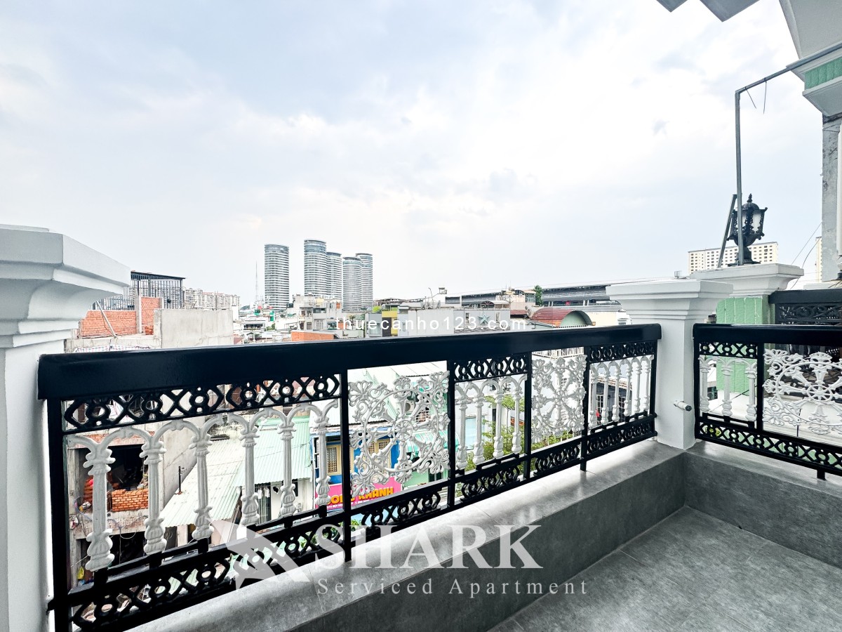 Khai trương toà mới 100% chỉ 7 phòng full nội thất -ban công đón nắng ngay Nguyễn Hữu Cảnh giáp Q1,3