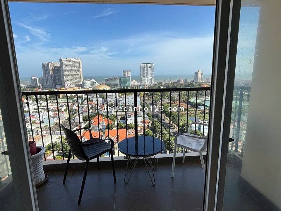 Cho thuê căn hộ Block A chung cư Vũng Tàu Plaza 94m², căn 2PN – 2 WC