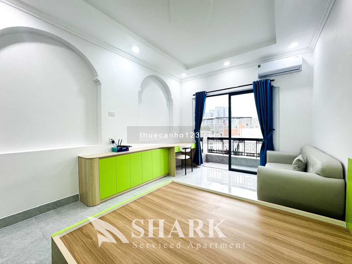 Khai trương toà mới 100% chỉ 7 phòng full nội thất -ban công đón nắng ngay Nguyễn Hữu Cảnh giáp Q1,3