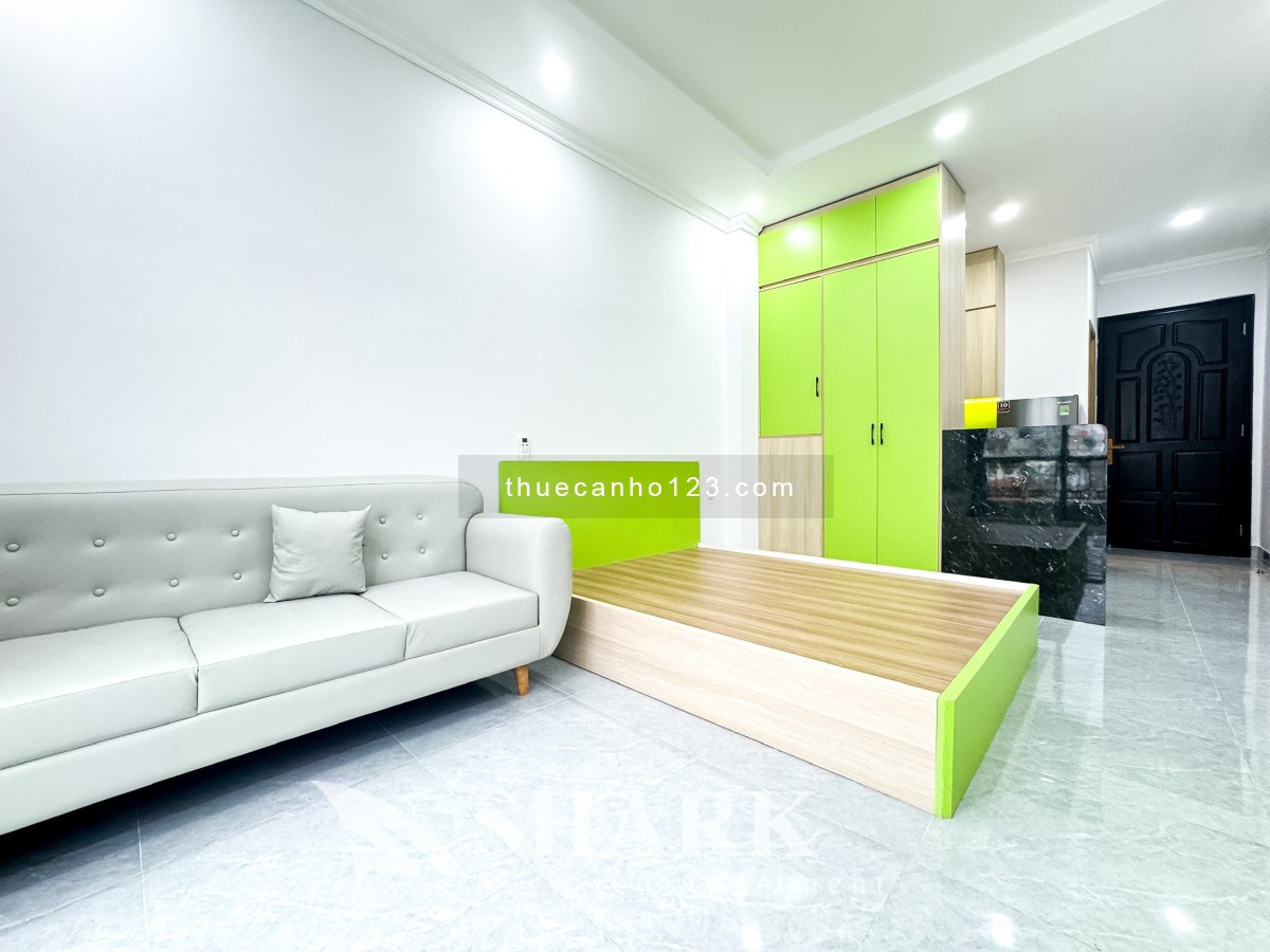 Khai trương toà mới 100% chỉ 7 phòng full nội thất -ban công đón nắng ngay Nguyễn Hữu Cảnh giáp Q1,3