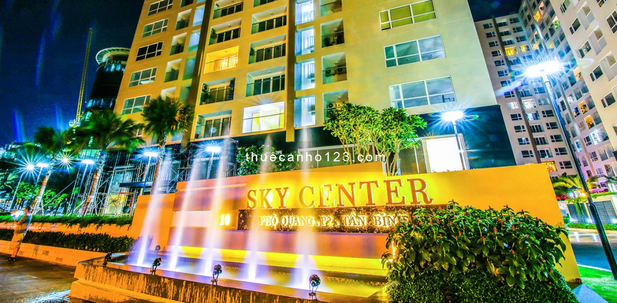 Cho thuê căn hộ Sky Center 2PN/2WC Full Nội Thất 15Tr, giỏ hàng 5 Căn Tel 0942811343 Tony