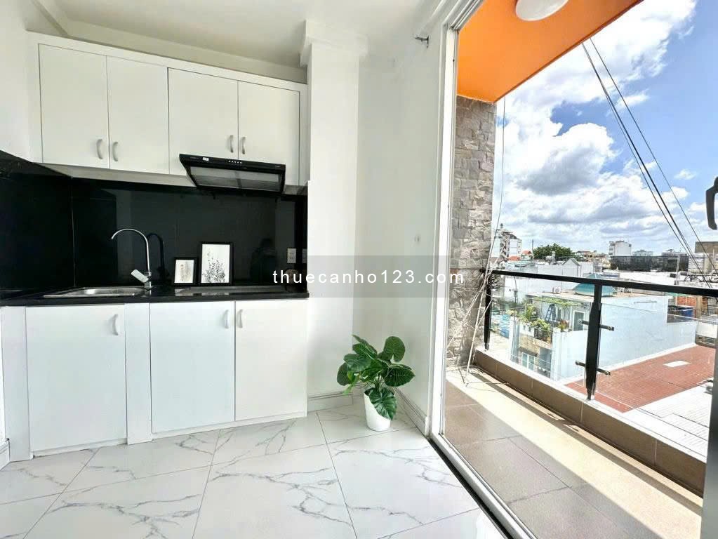 Cho thuê Căn hộ Ban Công Studio Q12 Ngay Phan Văn Hớn, Cầu Tham Lương, Ga Metro Gần Aeon Tân Phú