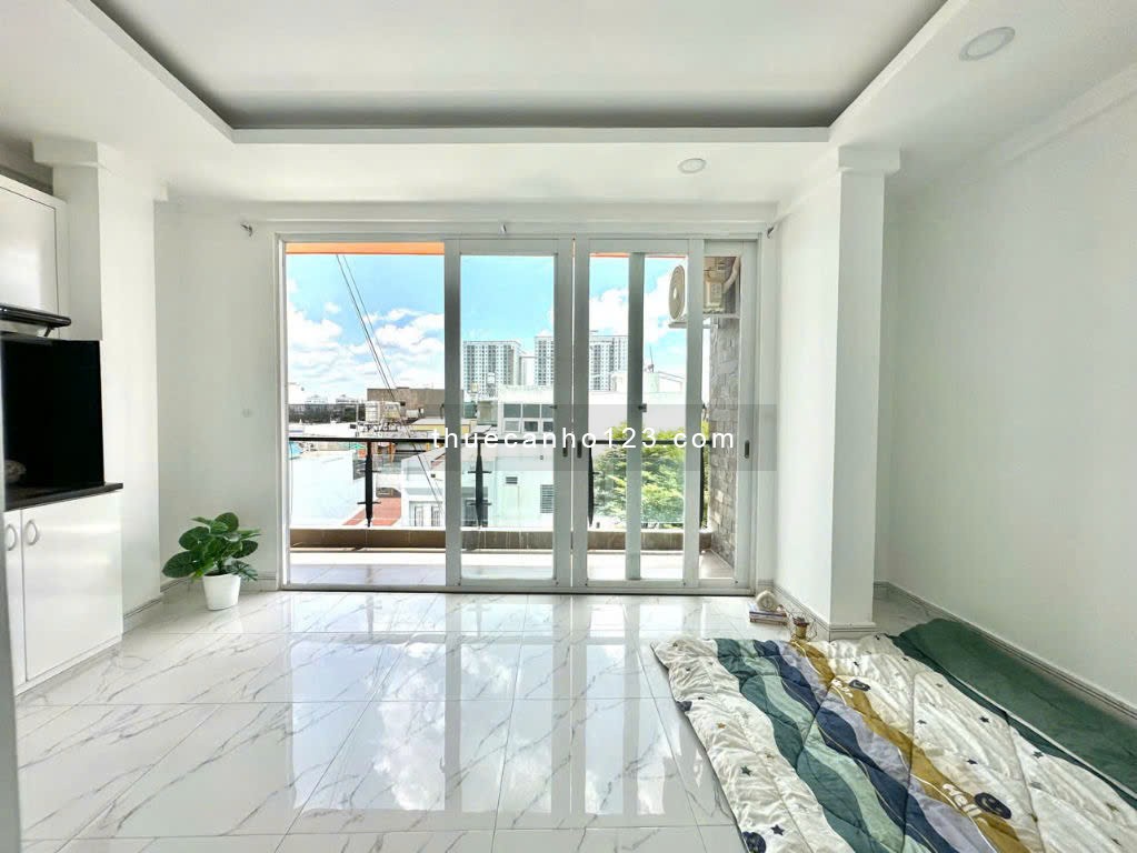 Cho thuê Căn hộ Ban Công Studio Q12 Ngay Phan Văn Hớn, Cầu Tham Lương, Ga Metro Gần Aeon Tân Phú