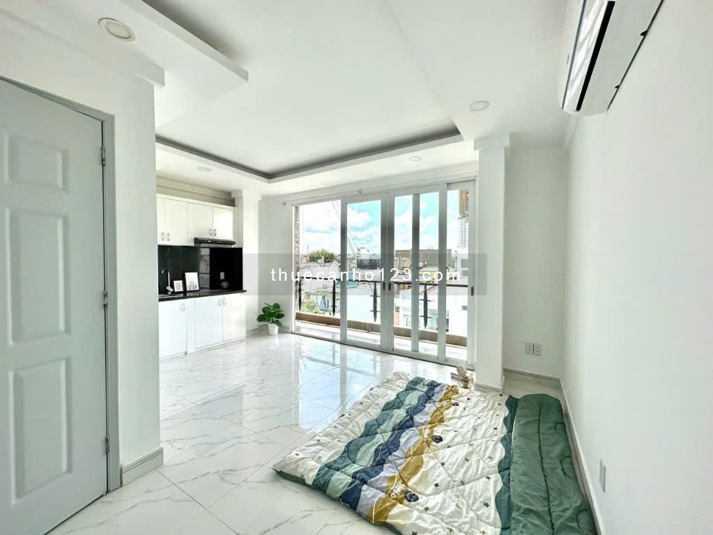 Cho thuê Căn hộ Ban Công Studio Q12 Ngay Phan Văn Hớn, Cầu Tham Lương, Ga Metro Gần Aeon Tân Phú