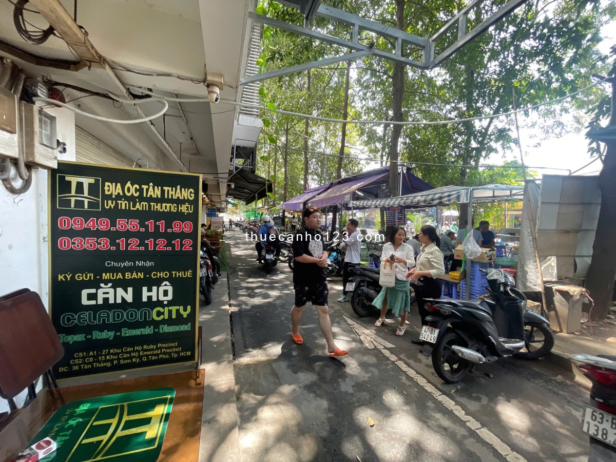 Cần cho thuê căn Shop, Mặt tiền Hương Lộ 3, Celadon City, Ngay Aeon Mall Tân Phú, 15tr/tháng
