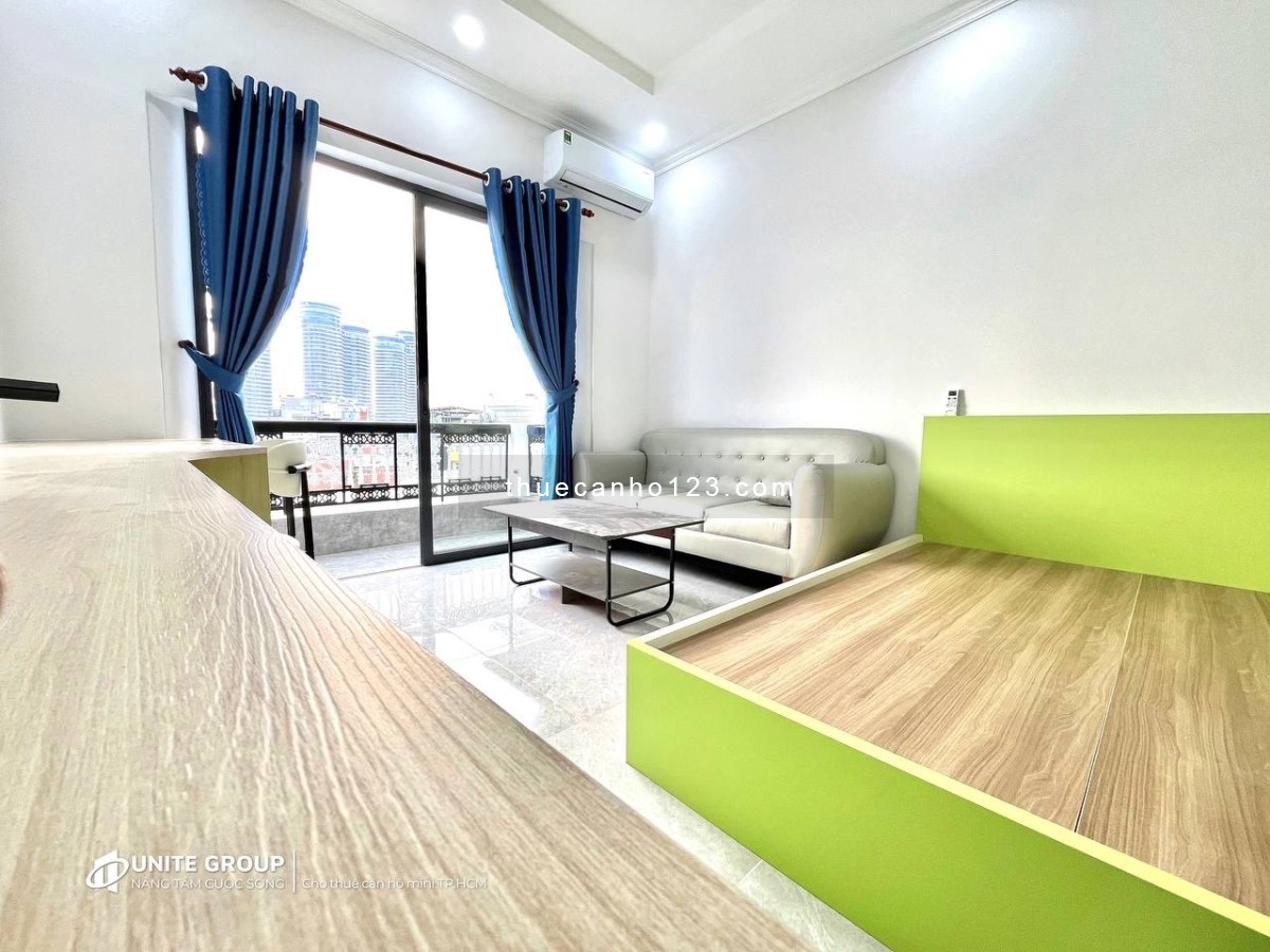 Khai trương nguyên toà mới chỉ 7 phòng full nội thất ban công ngay Nguyễn Hữu Cảnh gần Saigon Pearl