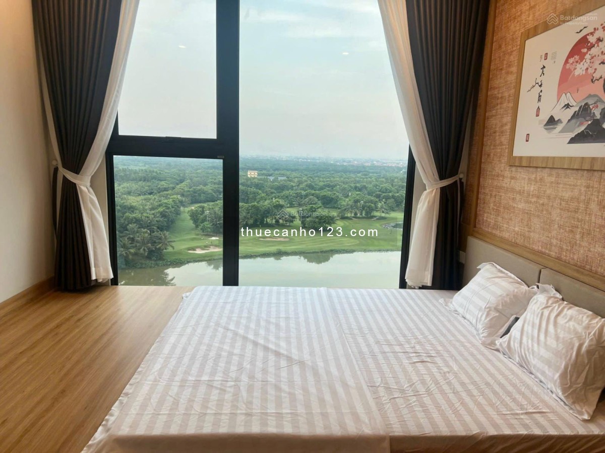 Cho thuê căn hộ 3PN full nội thất View hồ Thiên Nga, khu Hoa Hậu Onsen, Ecopark