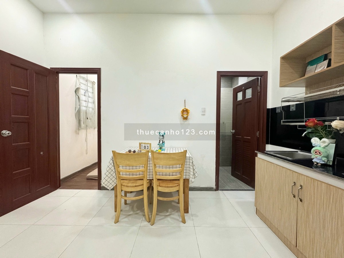 CHO THUÊ CĂN HỘ 1 PHÒNG NGỦ FULL NỘI THẤT - NGAY NGÃ TƯ BẢY HIỀN TRUNG TÂM QUẬN TÂN BÌNH