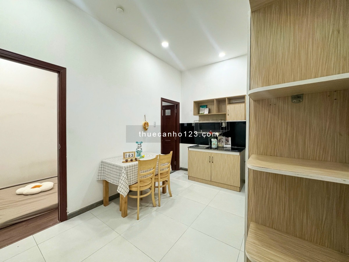 CHO THUÊ CĂN HỘ 1 PHÒNG NGỦ FULL NỘI THẤT - NGAY NGÃ TƯ BẢY HIỀN TRUNG TÂM QUẬN TÂN BÌNH