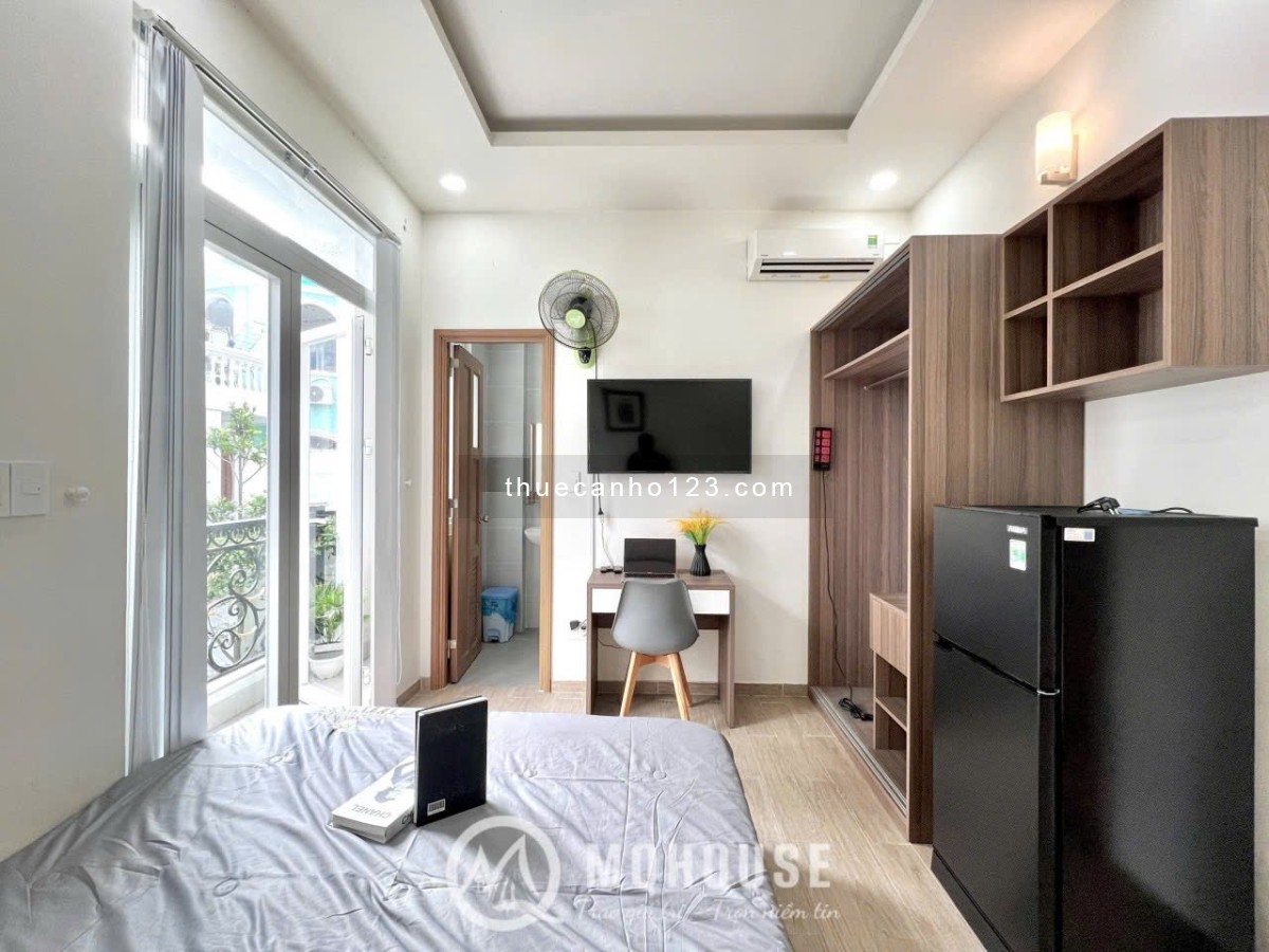 Cho thuê căn hộ 1PN ban công – Sáng thoáng| Ngay Bạch Đằng, P2 – Tân Bình – Gần Sân bay Tân Sơn Nhất