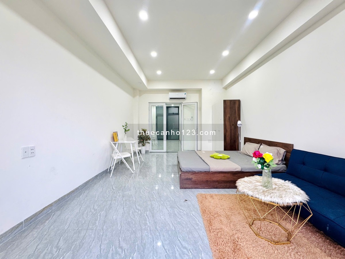 Cho Thuê Căn Hộ 1 Phòng Ngủ Ban Công 50m² Full Nội Thất, gần sân bay Tân Sơn Nhất, Etown