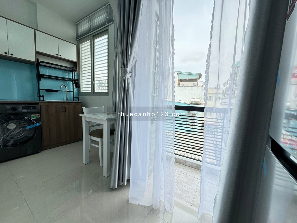 Cho Thuê Căn Hộ 1 Phòng Ngủ Ban Công – Tách Bếp Riêng, Diện Tích 50m² – Gần Sân Bay Tân Sơn Nhất