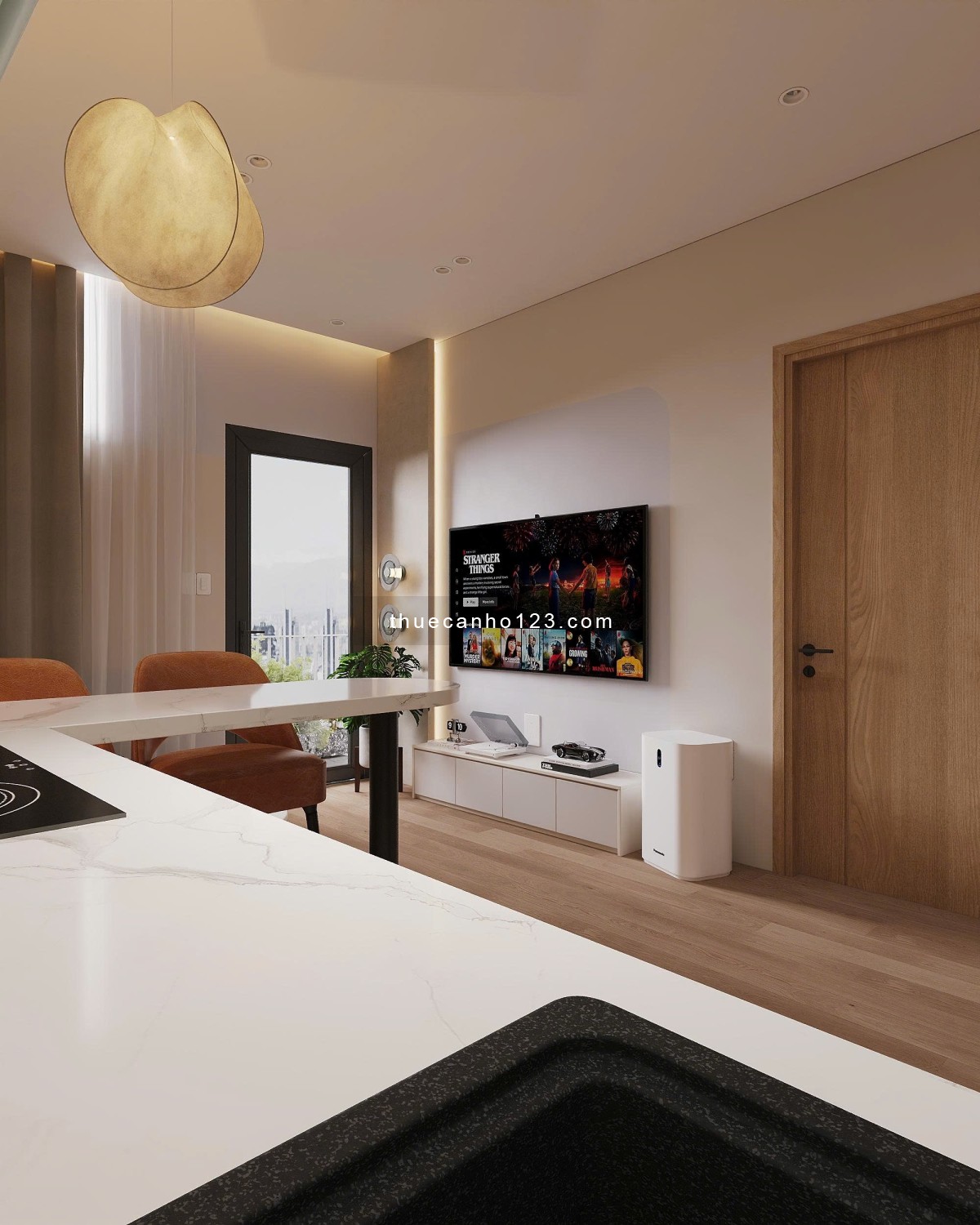 Cho thuê căn hộ 1PN Tân Bình, gần sân bay ,Ga T3, Etown, Vincom