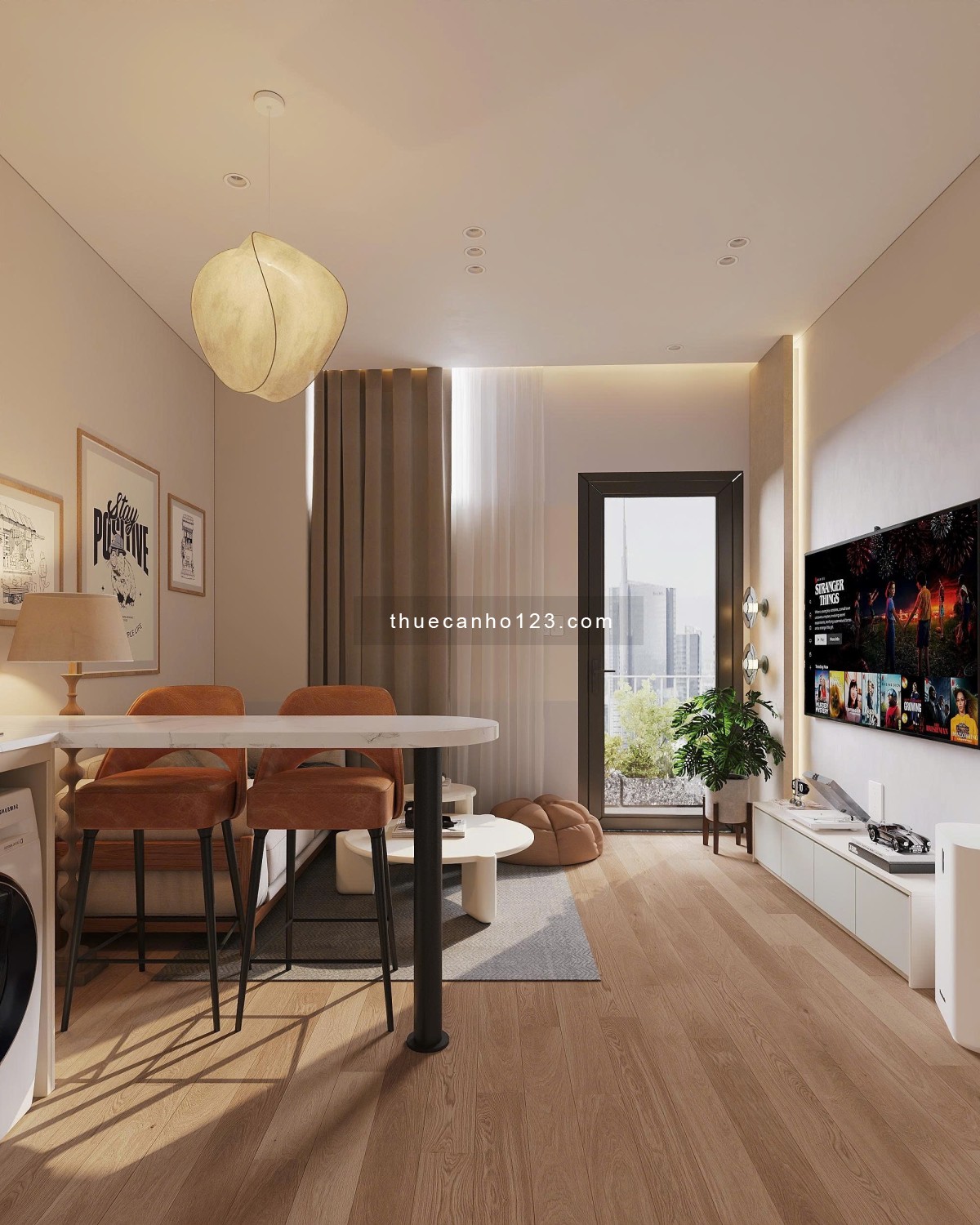 Cho thuê căn hộ 1PN Tân Bình, gần sân bay ,Ga T3, Etown, Vincom