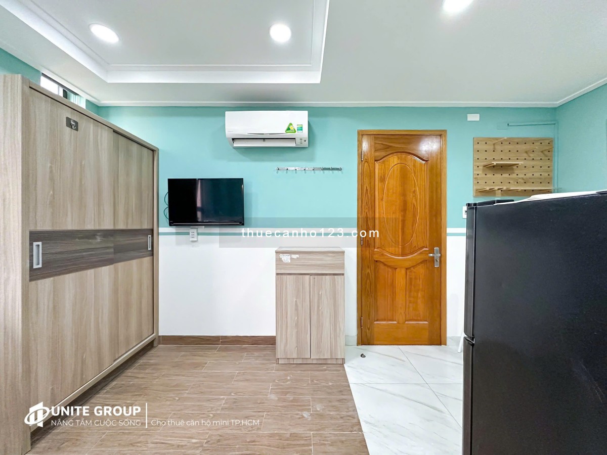 Cho thuê căn hộ Mini, full nội thất, CMT8 Q10, gần vòng xoay Dân chủ ra trung tâm TP