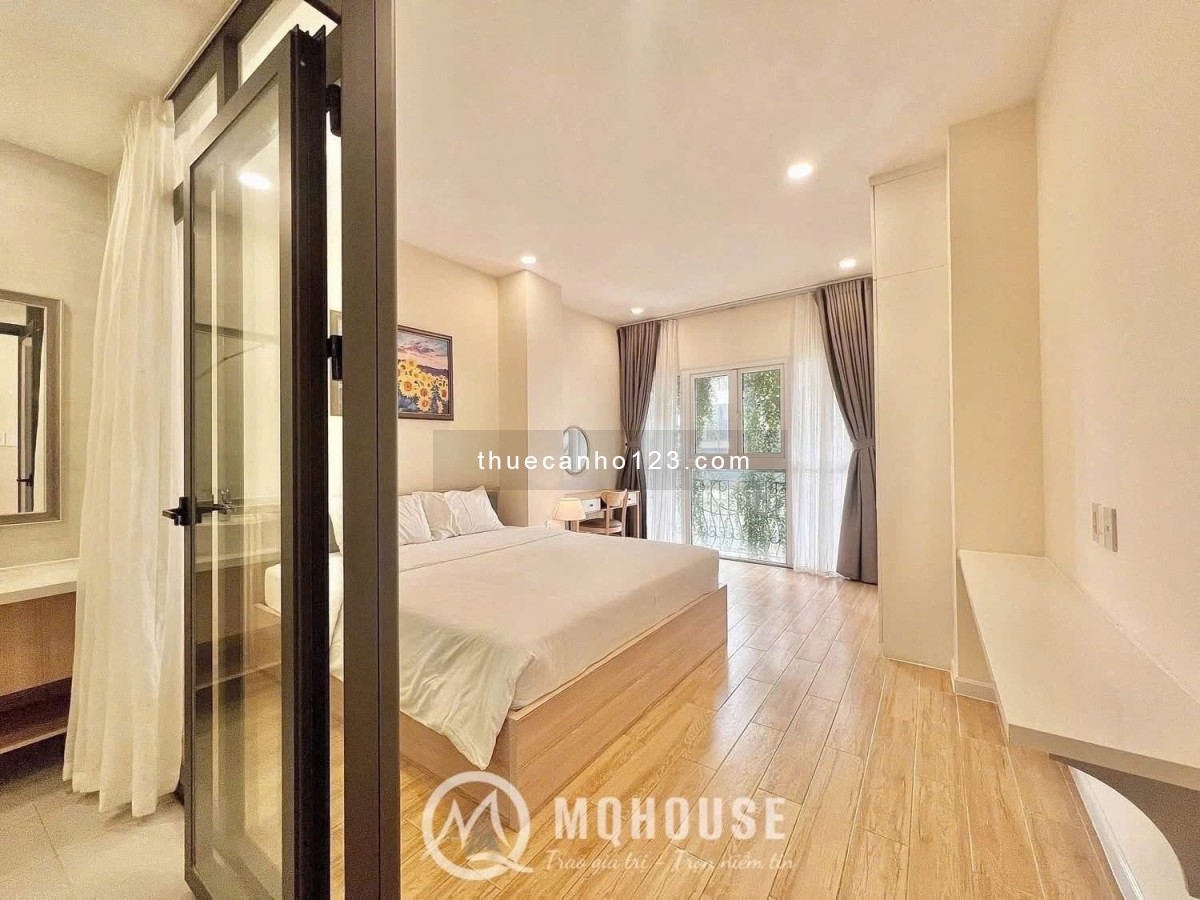 Cho thuê căn hộ cao cấp Tân Bình 1 phòng ngủ gần sân bay Tân Sơn Nhất có gym và hồ bơi, ban công