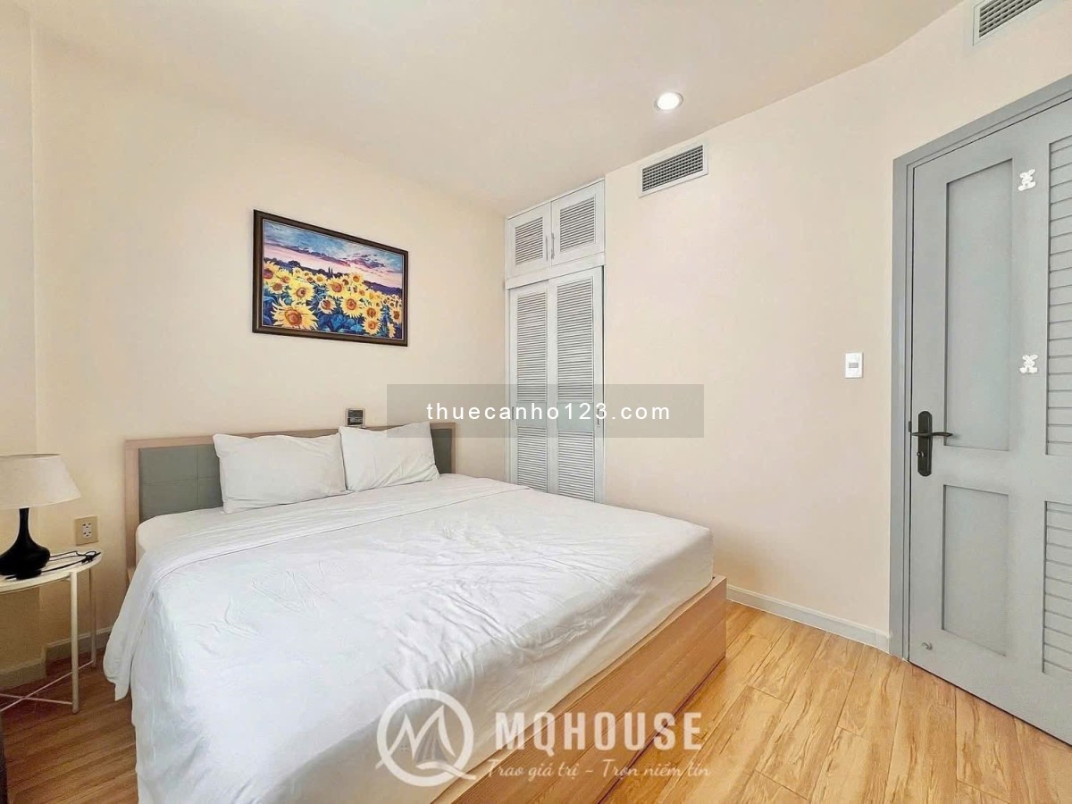 Cho thuê căn hộ cao cấp Tân Bình 1 phòng ngủ gần sân bay Tân Sơn Nhất có gym và hồ bơi, ban công