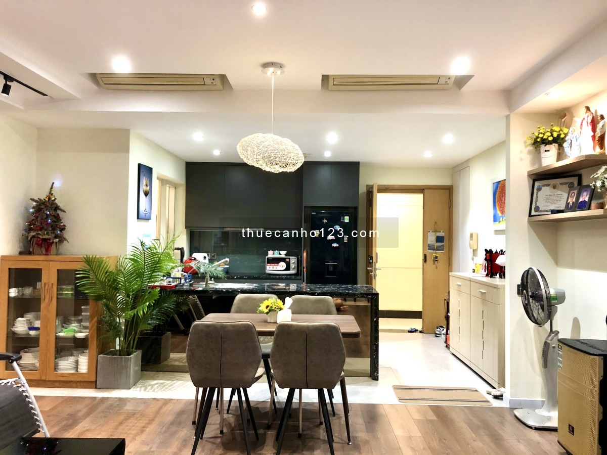 Thuê CHCC ESTELLA Q.2 (124m, 2pn+1, giá 38 tr/th),TTTM , view thoáng, yên tĩnh, nhà đẹp giá rẻ