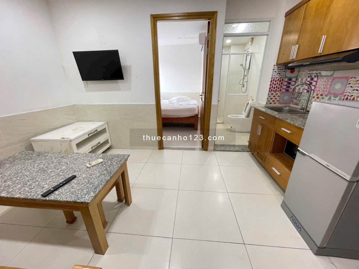 Cho thuê căn hộ Studio Tách bếp, Cửa sổ Q4 gần cầu Kênh Tẻ, cầu Ông Lãnh, cầu Calmette