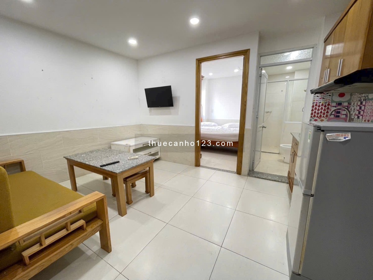 Cho thuê căn hộ Studio Tách bếp, Cửa sổ Q4 gần cầu Kênh Tẻ, cầu Ông Lãnh, cầu Calmette